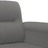 Sofá de 2 Lugares 120 cm Tecido de Microfibra Cinzento-escuro