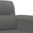 Sofá de 2 Lugares 140 cm Tecido de Microfibra Cinzento-escuro