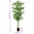 árvore de Bambu Artificial 864 Folhas 180 cm Verde