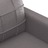 Sofá de 2 Lugares 120 cm Couro Artificial Cinza