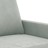 Sofá de 2 Lugares 140 cm Veludo Cinza-claro