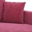 Sofá de 2 Lugares Veludo 140 cm Vermelho Tinto