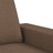 Sofá de 2 Lugares Tecido 120 cm Castanho