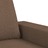 Sofá de 2 Lugares Tecido 140 cm Castanho
