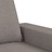 Sofá de 3 Lugares Tecido 180 cm Cinzento-acastanhado