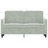 Sofá de 2 Lugares 120 cm Veludo Cinzento-claro