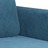 Sofá de 3 Lugares 180 cm Veludo Azul