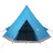 Tenda de Campismo P/ 4 Pessoas 367x367x259 cm Tafetá 185T Azul
