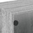 Mesa de Centro C/ Portas de Vidro 68x50x42 cm Cinza Sonoma
