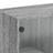 Mesa de Centro C/ Portas de Vidro 102x50x42 cm Cinza Sonoma