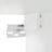 Mesas de Cabeceira C/ Portas de Vidro 2 pcs 35x37x35 cm Branco