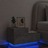 Mesa de Cabeceira com Luzes LED 70x36x40,5 cm Cinzento-cimento