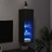 Móvel de Tv com Luzes LED 30,5x30x90 cm Preto