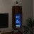 Móvel de Tv com Luzes LED 30,5x30x90 cm Carvalho Fumado