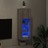 Móvel de Tv com Luzes LED 30,5x30x90 cm Cinzento Sonoma