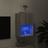 Móvel de Tv com Luzes LED 40,5x30x60 cm Cinzento Sonoma