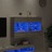 Móvel de Parede P/ Tv C/ Luzes LED 98,5x30x60,5 cm Cinza Sonoma