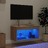 Móvel de Tv com Luzes LED 60x30x30 cm Carvalho Sonoma