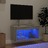 Móvel de Tv com Luzes LED 60x30x30 cm Cinzento Sonoma