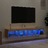 Móveis de Tv com Luzes LED 2 pcs 80x30x30 cm Carvalho Sonoma