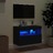 Móvel de Parede para Tv com Luzes LED 60x30x40 cm Preto