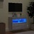 Móvel de Parede P/ Tv C/ Luzes LED 60x30x40 cm Cinzento Sonoma