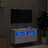 Móvel de Parede para Tv com Luzes LED 80x30x40 cm Branco