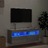 Móvel de Parede P/ Tv C/ Luzes LED 100x30x40 cm Cinzento Sonoma