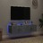Móveis de Parede para Tv com Luzes LED 2 pcs Cinzento Cimento