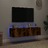 Móveis de Parede para Tv com Luzes LED 2 pcs Carvalho Fumado