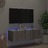 Móvel de Parede P/ Tv C/ Luzes LED 100x35x31 cm Cinzento Sonoma