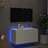 Móvel de Parede para Tv com Luzes LED 80x35x41 cm Branco