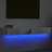Móveis de Tv com Luzes LED 2 pcs 60x35x15,5 cm Cinzento Cimento