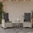 Cadeiras Jardim Reclináveis 2pcs C/ Almofadões Vime Cinza Claro