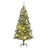 árvore Natal Artificial C/ 300 Luzes Led, Bolas e Neve 210 cm