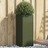 Vaso/floreira 32x27,5x75 cm Aço Laminado a Frio Verde