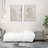 Sofá-cama 2 Lugares com Duas Almofadas Veludo Cinzento-claro