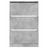 Sapateira 80x21x125,5 cm Derivados de Madeira Cinzento Cimento