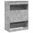 Sapateira C/ 2 Gavetas Articuladas 80x42x108 cm Cinza Cimento