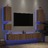 Móveis de Parede para Tv com Luzes LED Carvalho Sonoma 6 pcs