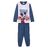 Pijama Infantil Mickey Mouse Azul Escuro 3 Anos