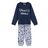 Pijama Infantil Disney Azul Escuro 6 Anos