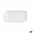 Recipiente de Cozinha Ariane Vital Coupe Retangular Cerâmica Branco (28 X 14 cm) (6 Unidades)