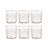 Copo para Cerveja Folha de Planta Transparente Branco Vidro (380 Ml) (18 Unidades)