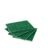 Conjunto de Esfregões Verde Fibra Abrasiva (22 Unidades)