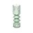 Vaso Riscas Verde Cristal 8 X 23 X 8 cm (8 Unidades)