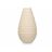 Vaso Bege Cerâmica 22 X 44 X 22 cm (2 Unidades) Riscas