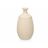 Vaso Bege Cerâmica 21 X 39 X 21 cm (2 Unidades) Riscas