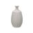 Vaso Cinzento Cerâmica 21 X 39 X 21 cm (2 Unidades) Riscas