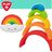 Jogo de Habilidade para Bebé Playgo Arco-íris 6 Peças 21,5 X 16 X 8,5 cm (6 Unidades)